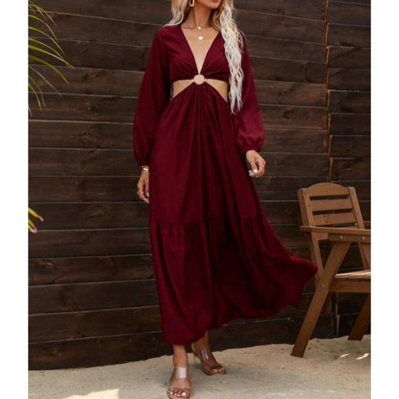 🌹Ring Cut Out Dress - Picture 6 of 8